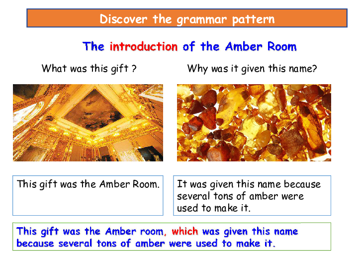 必修2 Unit1 Cultural Relics Learning about Language 教学课件（21张PPT）