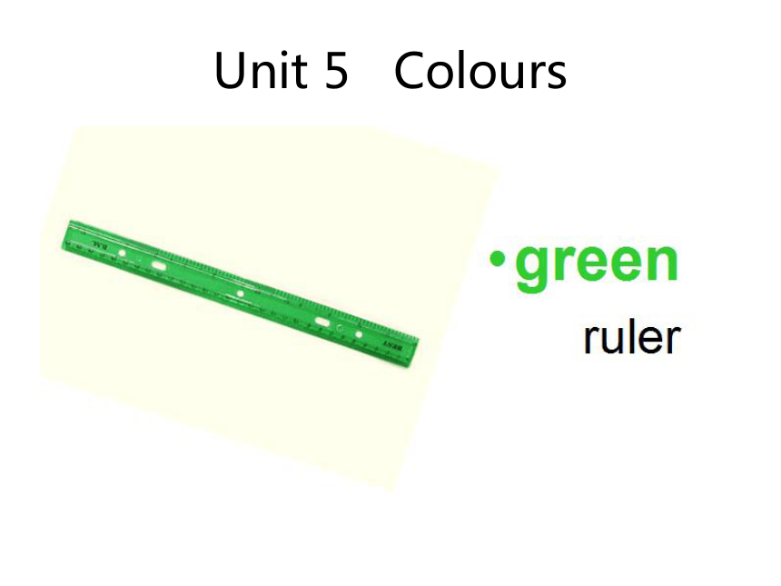 Unit 5 Colours Lesson 2 课件