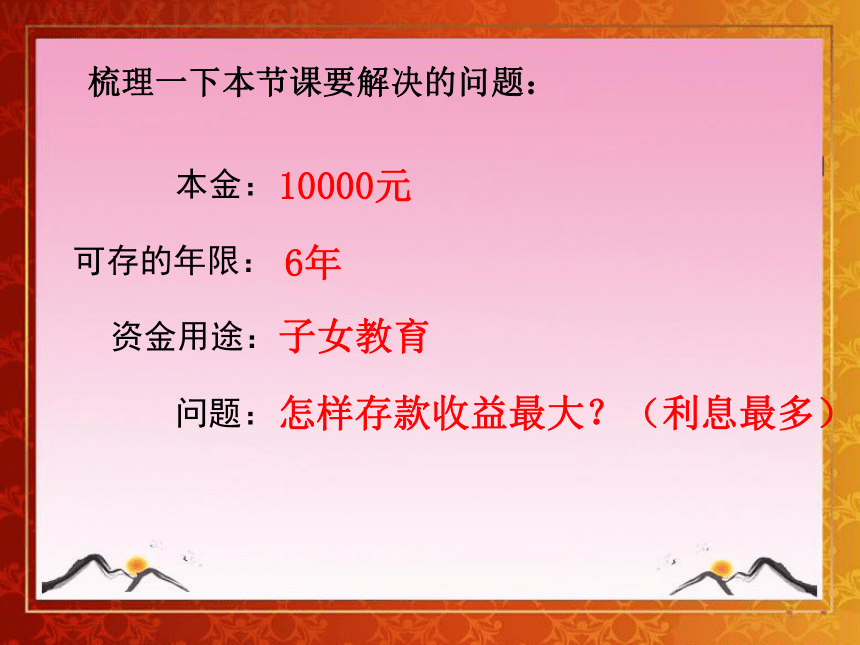 人教新课标版六年级数学上册《合理存款》课件