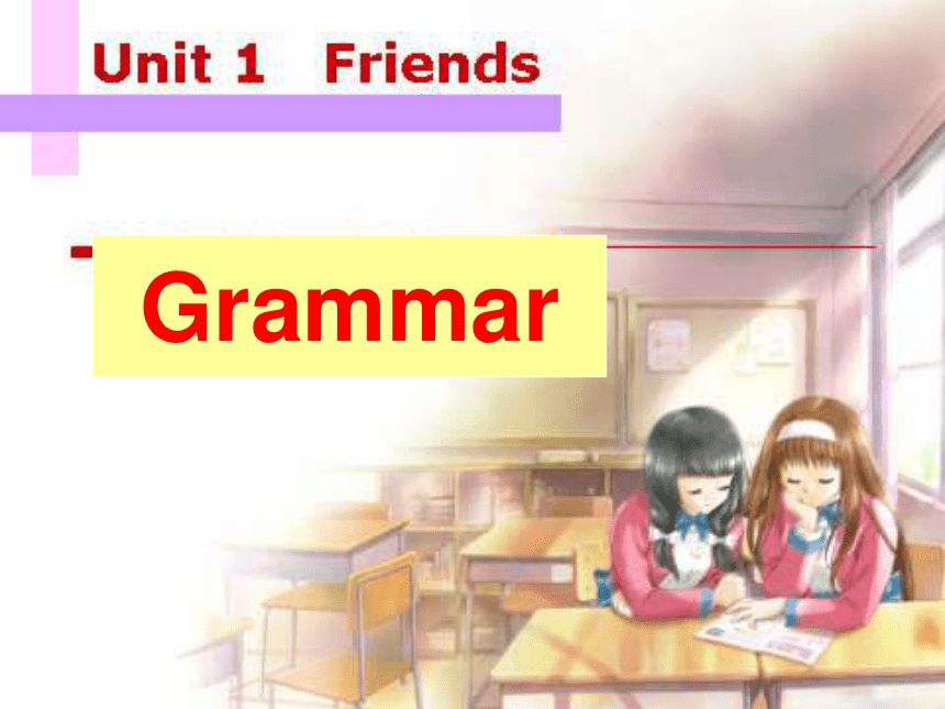 Unit 1 Friends Grammar 课件