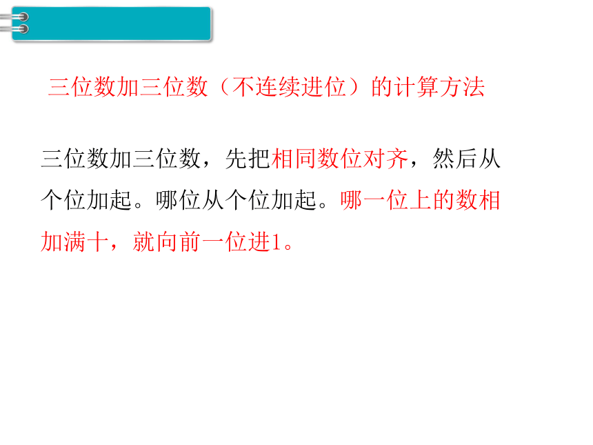 数学三年级上人教版第四单元三位数加三位数课件（21张）