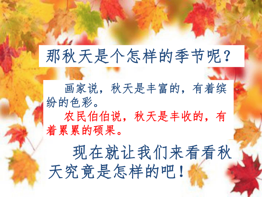 岭南版三年级下册美术15秋天的落叶课件29张ppt