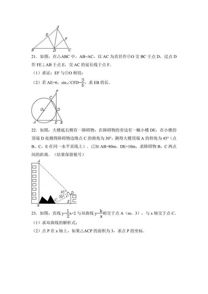 2018年山东省聊城市中考数学一模试卷（解析）