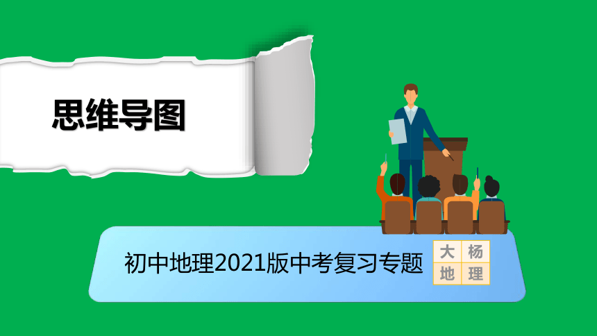 2021大杨地理中考第一轮复习思维导图（全）