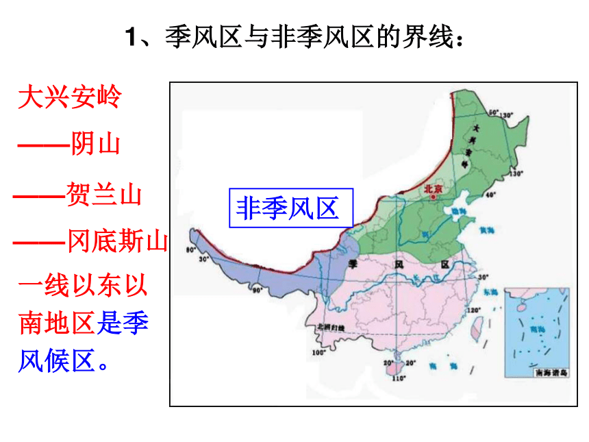 第7节 我国的气候特征（第一课时）（李）