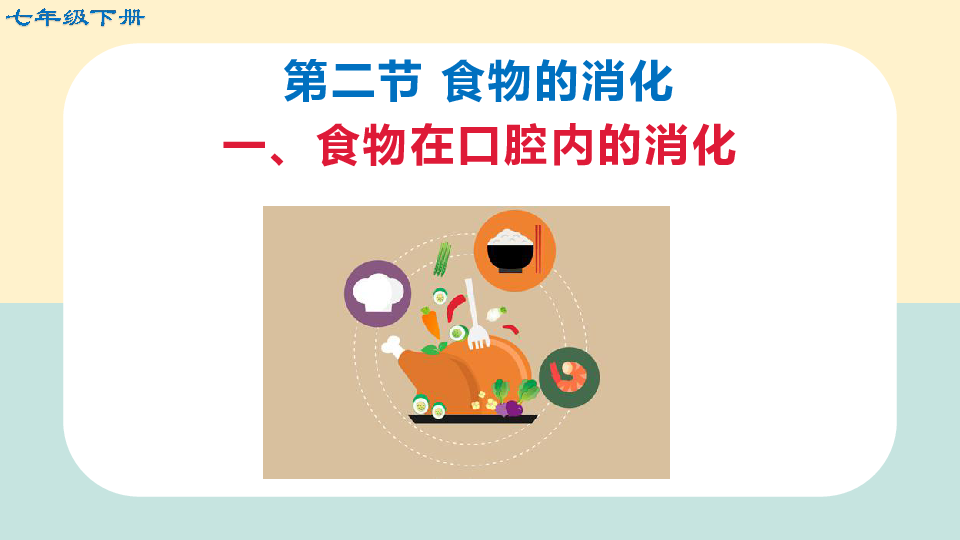 1.2.2食物在口腔内的消化-冀教版七年级下册生物课件(共17张ppt)