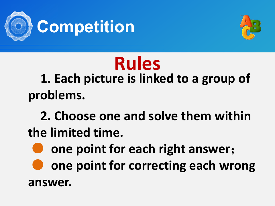 模块5 Unit 2 The environment Grammar and usage  Verb-ing phrases  (A competition)课件（19张）