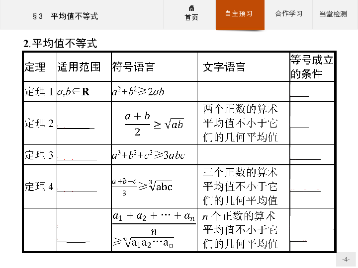 高中数学北师大版选修4-5课件：1.3  平均值不等式 :36张PPT