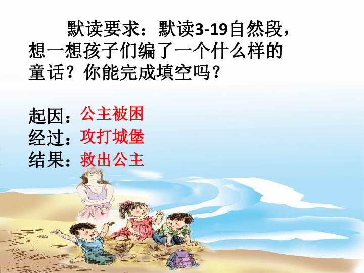 沙滩上的童话课件(共20张ppt)