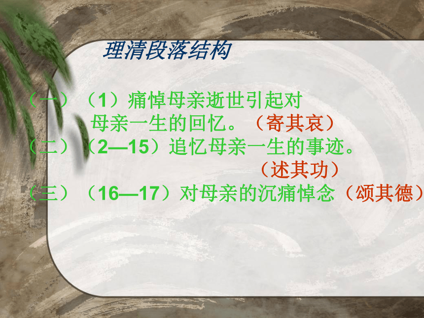 6回忆我的母亲课件（43张ppt）