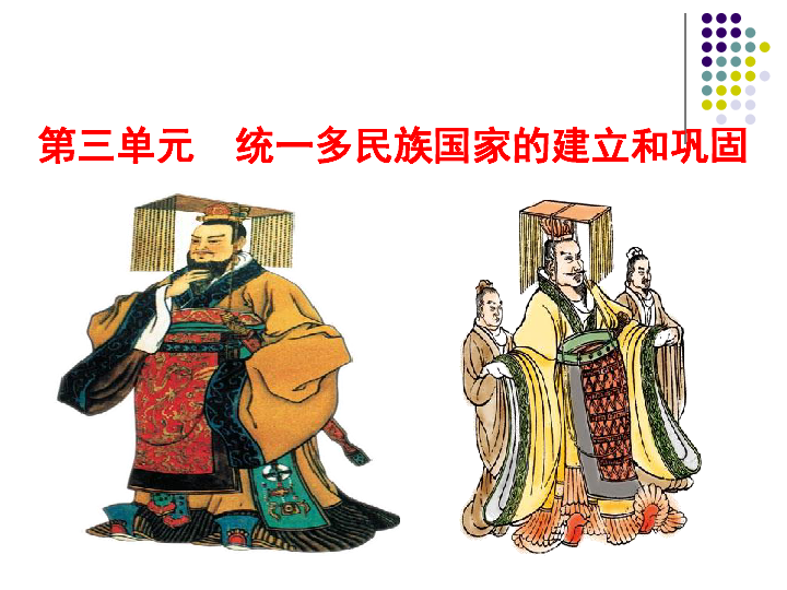 第三单元 秦汉时期：统一多民族国家的建立和巩固  复习课件(共35张PPT)