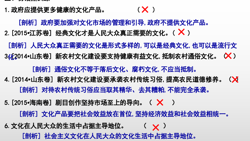 河南省登封外国语高级中学2018-2019学年高二下学期文化生活第四单元专题复习课件（50张PPT）