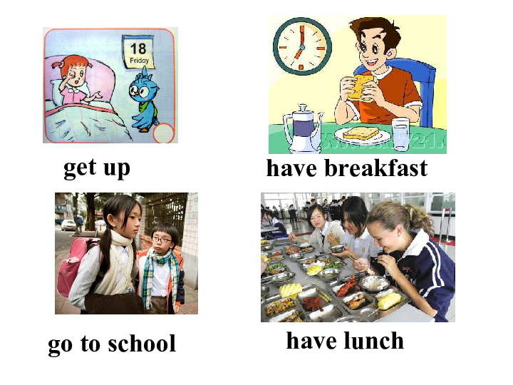 Module 5 My school day  Unit 2 We start work at nine o’clock课件(共26张PPT)