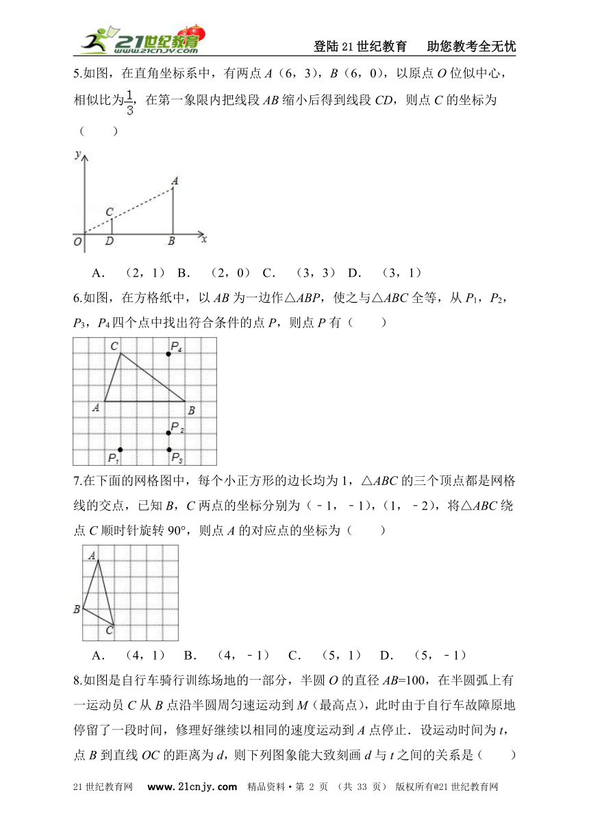 【中考第一轮复习】专题四：数量和位置变化（2） 知识巩固+能力提升+答案详解