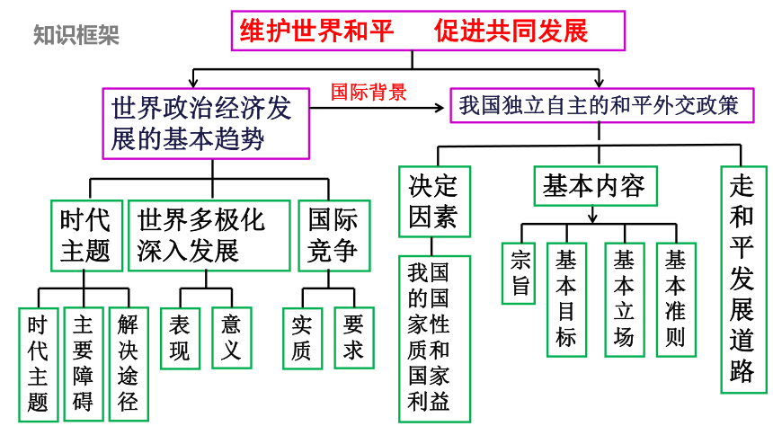 高中政治人教版必修二政治生活必修二第10课维护世界和平促进共同发展