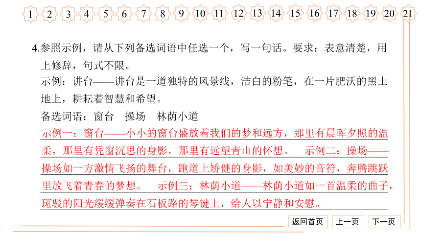 统编版八上语文专项检测卷（四）语言运用与综合性学习（一） 习题课件（20张PPT）