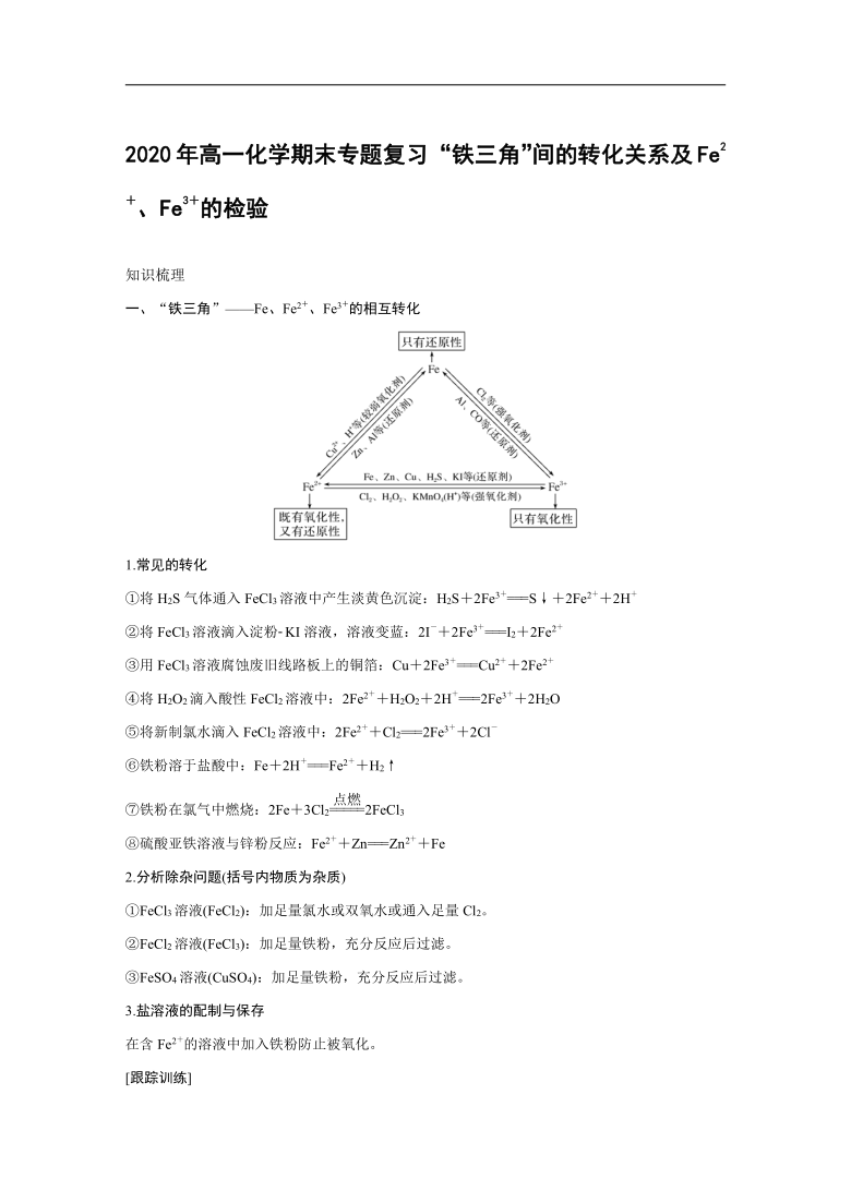 化学铁三角的思维导图图片