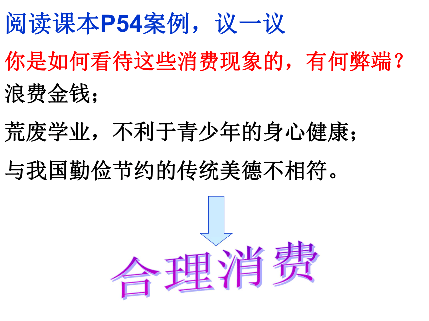 做理智的消费者