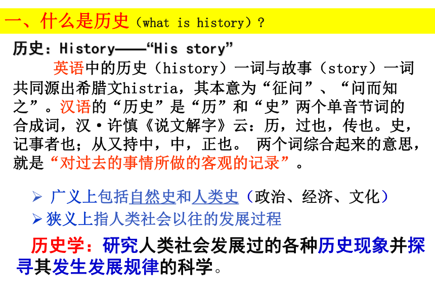 初中七年级上学期开学第一课——历史导言课 怎样学历史 （共28张PPT）