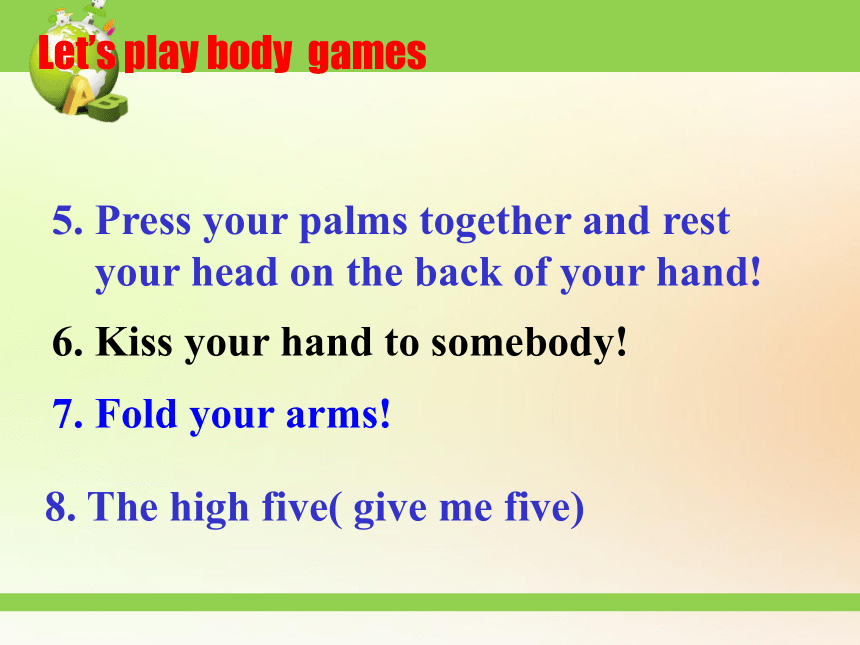 Unit 7 Know Our World.Lesson 40 Body Language.课件