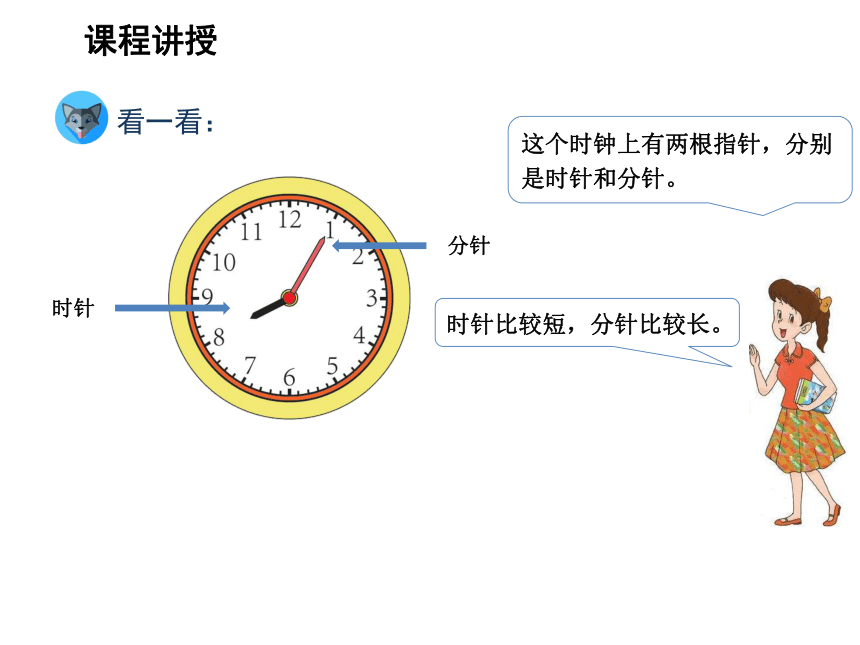 二年级上册数学课件－第7单元 1.认识时间 人教新课标 13张PPT