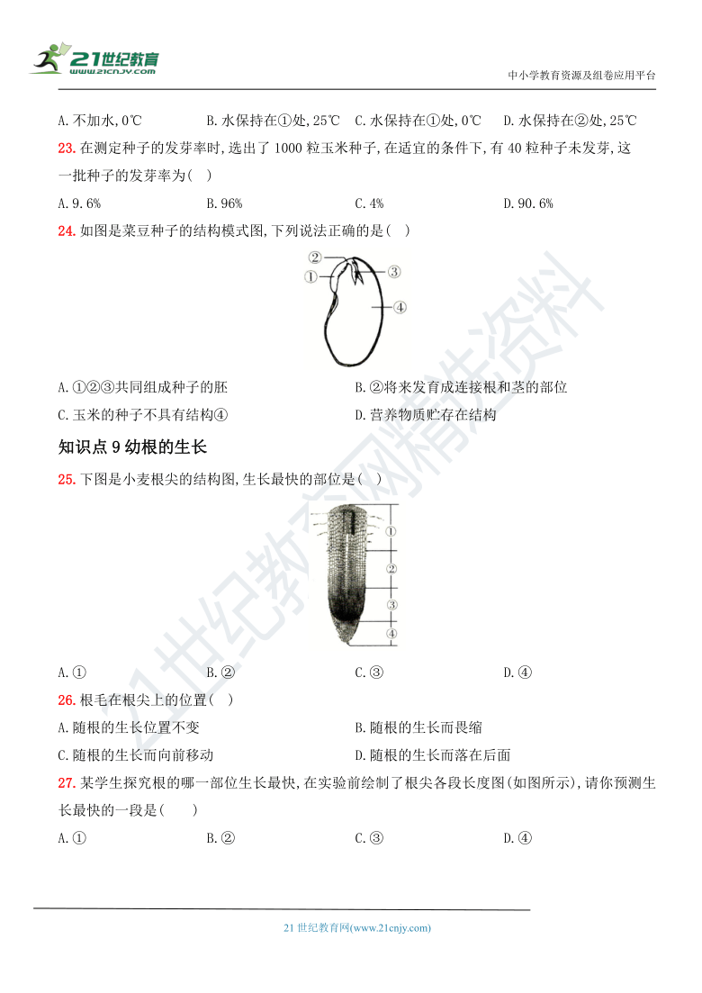 第三单元  生物圈中的绿色植物（1～6章 两套卷）夯实基础卷精解（含答案解析）