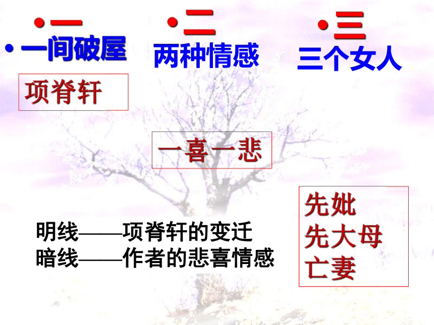 项脊轩志板书设计图片