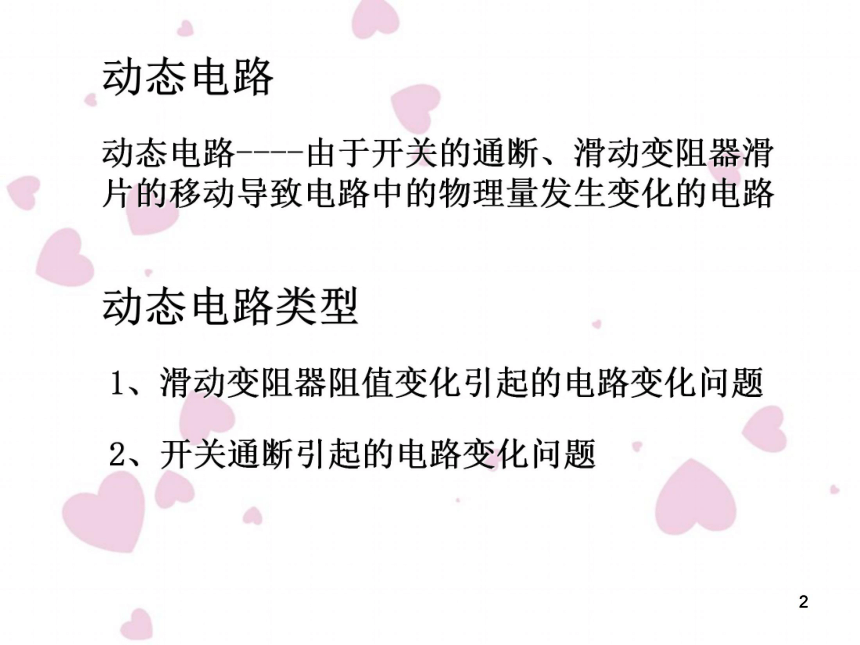 2017河北中考试题研究·物理 重难点知识专题 动态电路分析 （共19张PPT）