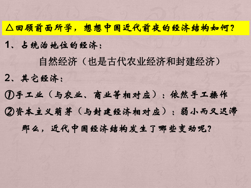 岳麓版高中历史必修二第10课近代中国社会经济结构的变动 课件(46张PPT)