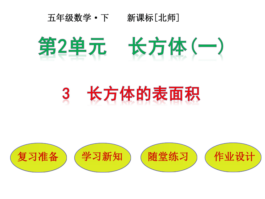 数学五年级下北师大版2长方体的表面积课件（20张）