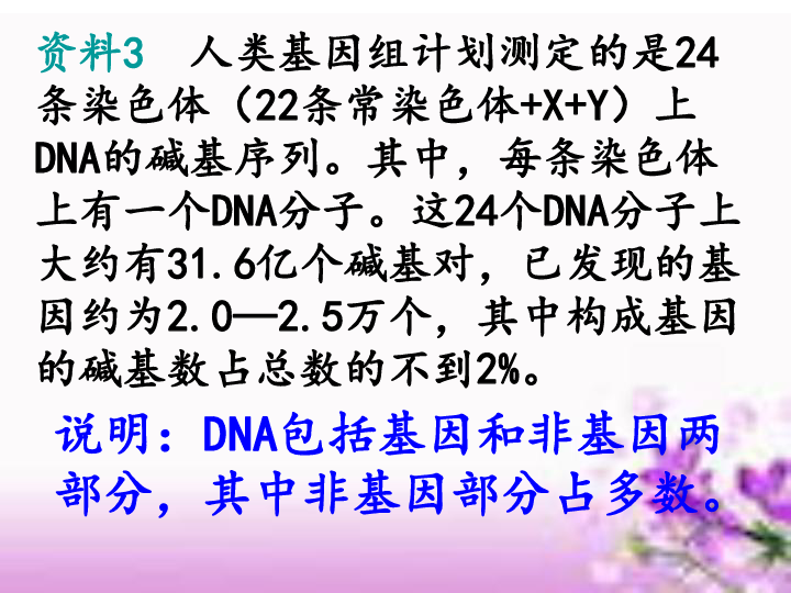 人教版高中生物必修二第3章第4节基因是有遗传效应的DNA片段  课件共29张PPT
