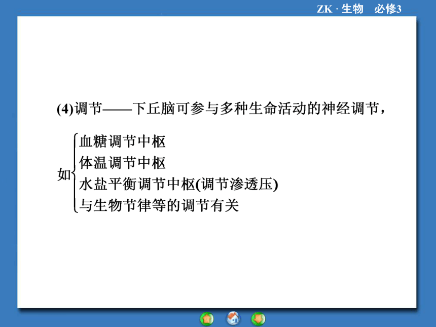 【课堂新坐标，同步备课参考】2013-2014学年高中生物（浙科版）必修3课件：专题归纳课2神经调节、体液调节（共29张PPT）