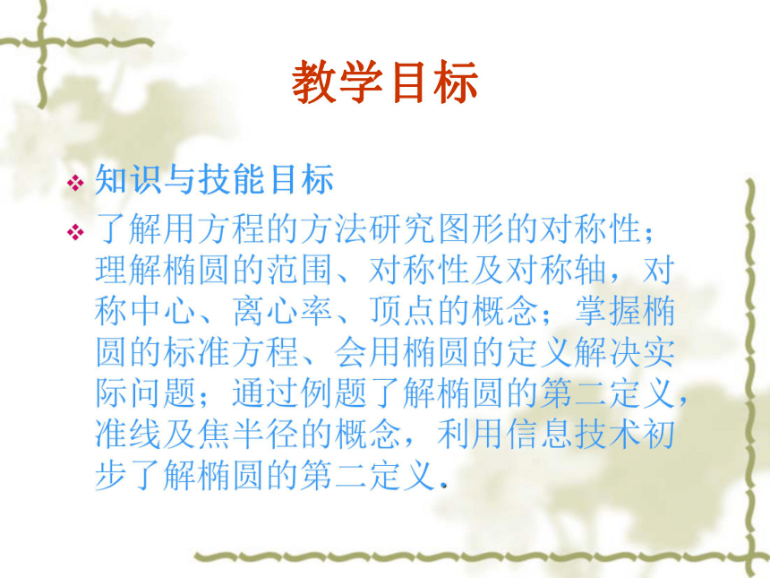 四川省广元市2014-2015学年人教版数学选修1-1：2.1.2《椭圆的几何性质》课件