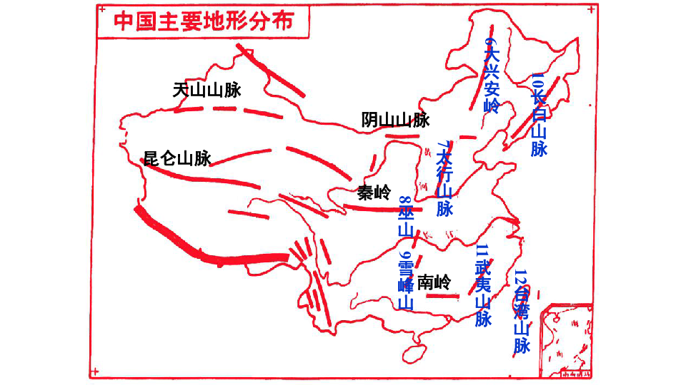 湘教版八年级地理上册：2.1 中国的地形  课件（共36张PPT）