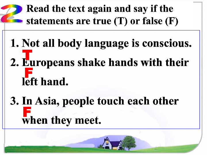 外研版Module 3 Body Language and Non-Verbal Communication Reading课件(共18张PPT)