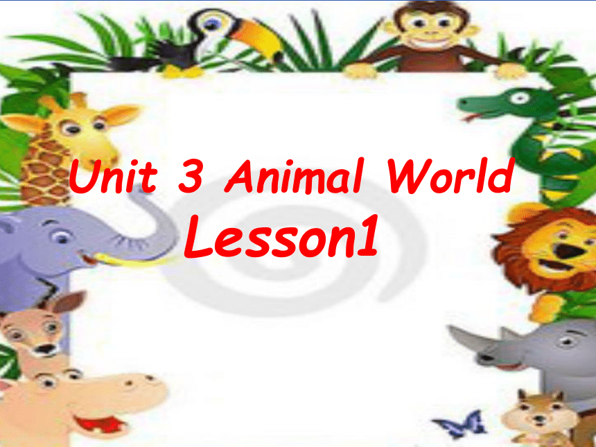 Unit3 Animal World Lesson1 课件(共16张PPT)-21世纪教育网