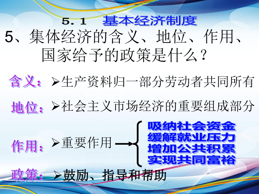 第三单元  人民当家作主 复习课件（51张Ppt）