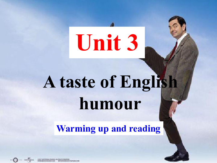 Unit 3 A taste of English humour Warming up and reading参考课件（20张PPT）