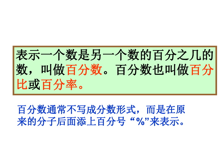 28%百分號(先寫數,再寫百分號)數讀作:百分之二十二百分數的寫法