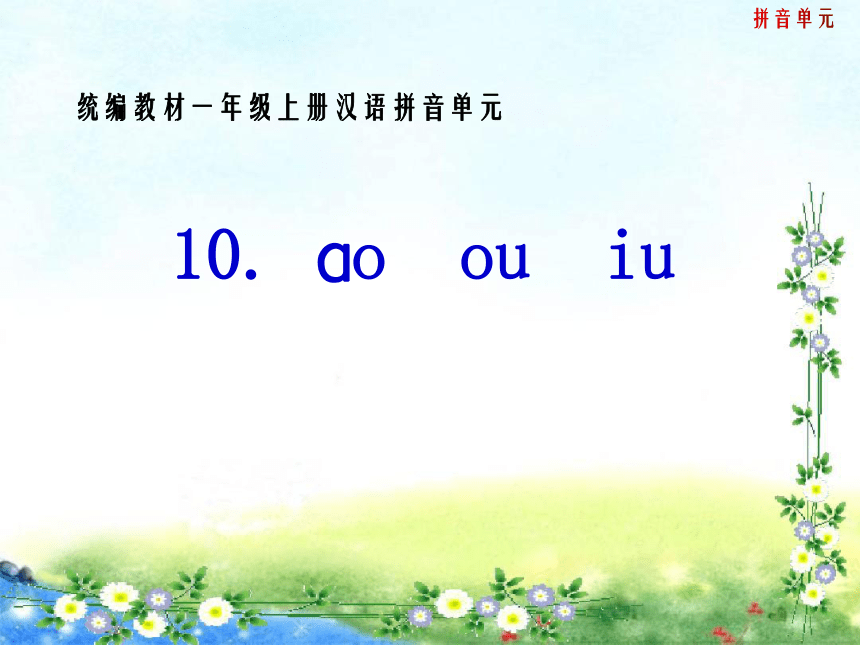 10.ao ou iu   课件（共19张PPT）