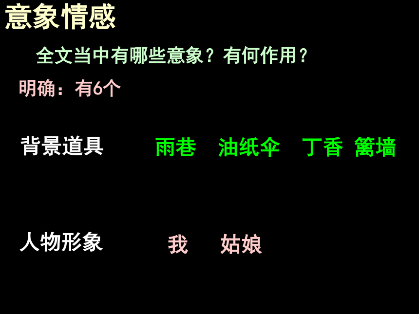 人教版高中语文必修一第一单元第2课 诗两首《雨巷》教学课件（27张）