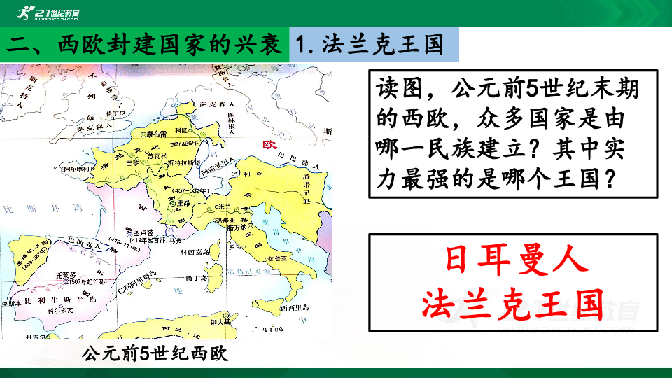 2.1.1西欧封建国家 课件