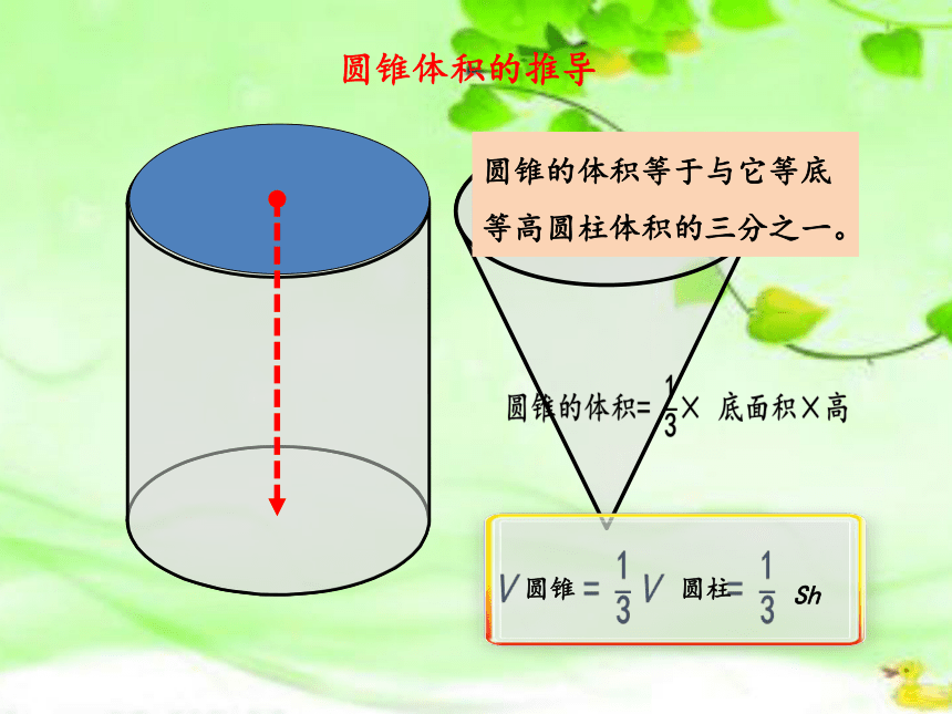 圆柱和圆锥等底等高图片