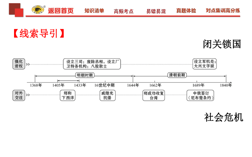 复习课件：统一多民族国家的巩固和社会的危机