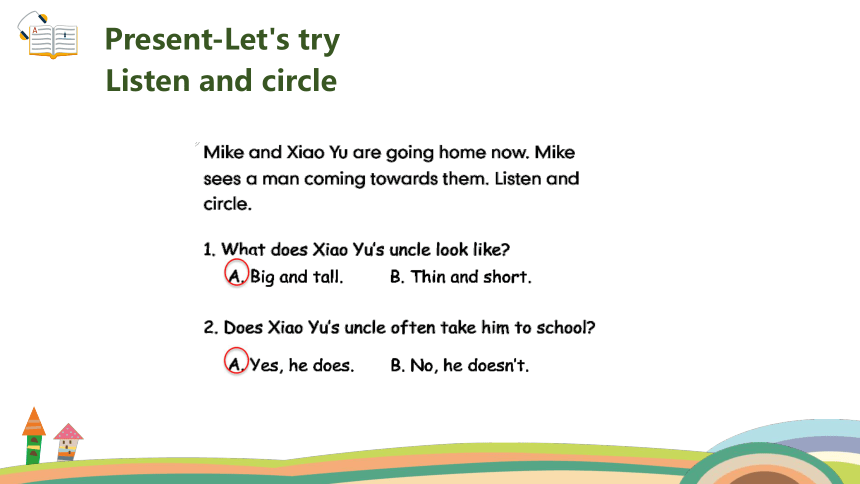 Unit 5 What does he do? PB Let's try & Let's talk 课件