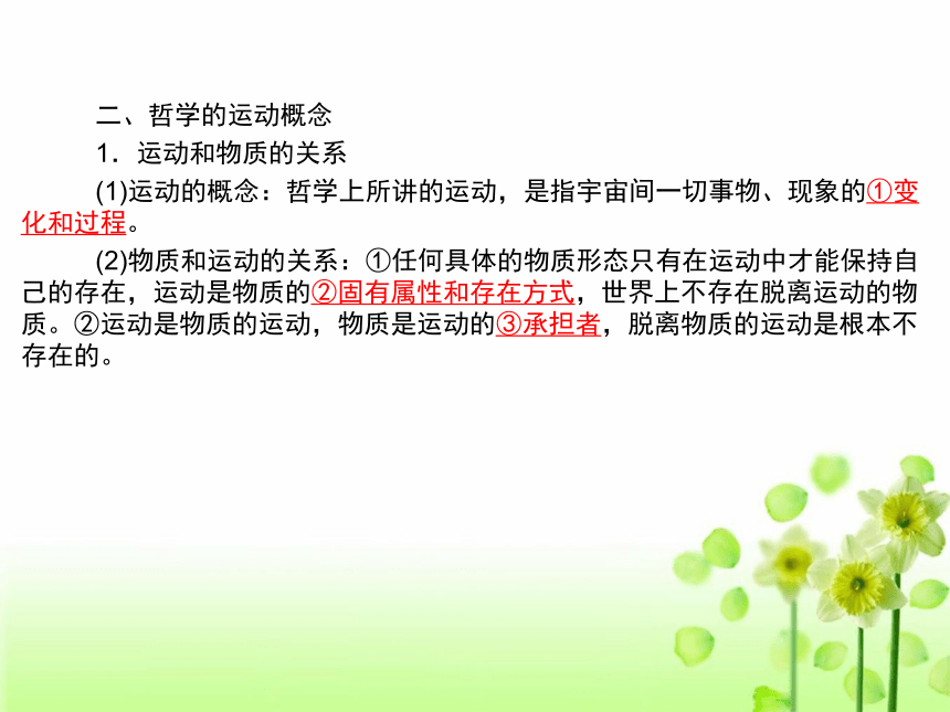 2013届高考政治总复习一轮复习课件：人教版新课标必修4-2.4探究世界的本质