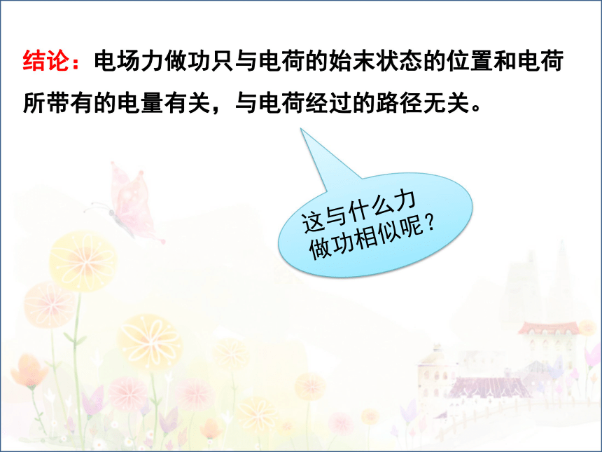 沪科版高中物理高二第一学期 第八章电场 电势能和电势 课件（33张ppt）