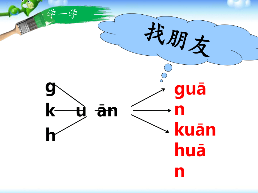 12 拼音an en in un ün课件  (共18张PPT)