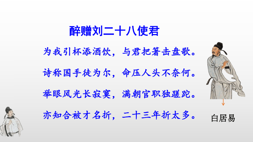 第13课诗词三首酬乐天扬州初逢席上见赠课件共21张ppt20212022学年