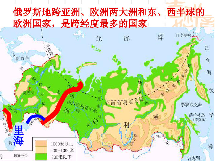 第三节 横跨亚欧大陆的国家